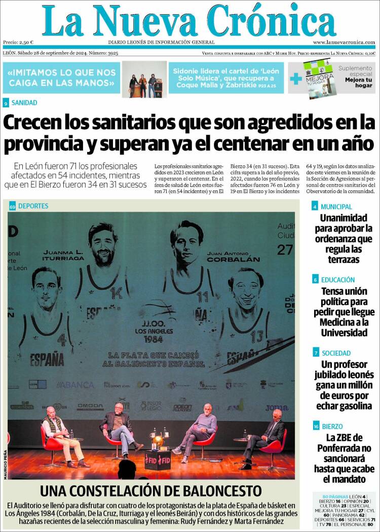 Portada de La Nueva Crónica (España)