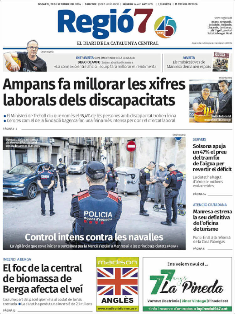 Portada de Regio7 (España)