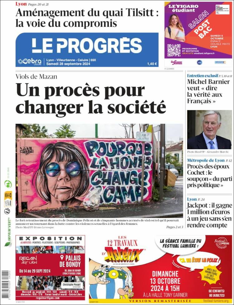 Portada de Progres de Fecamp (Francia)