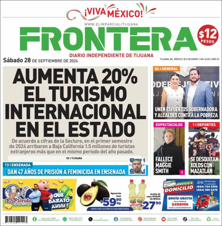 Portada de Frontera (M&eacute;xico)