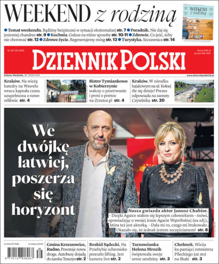 Portada de Dziennik (Polonia)