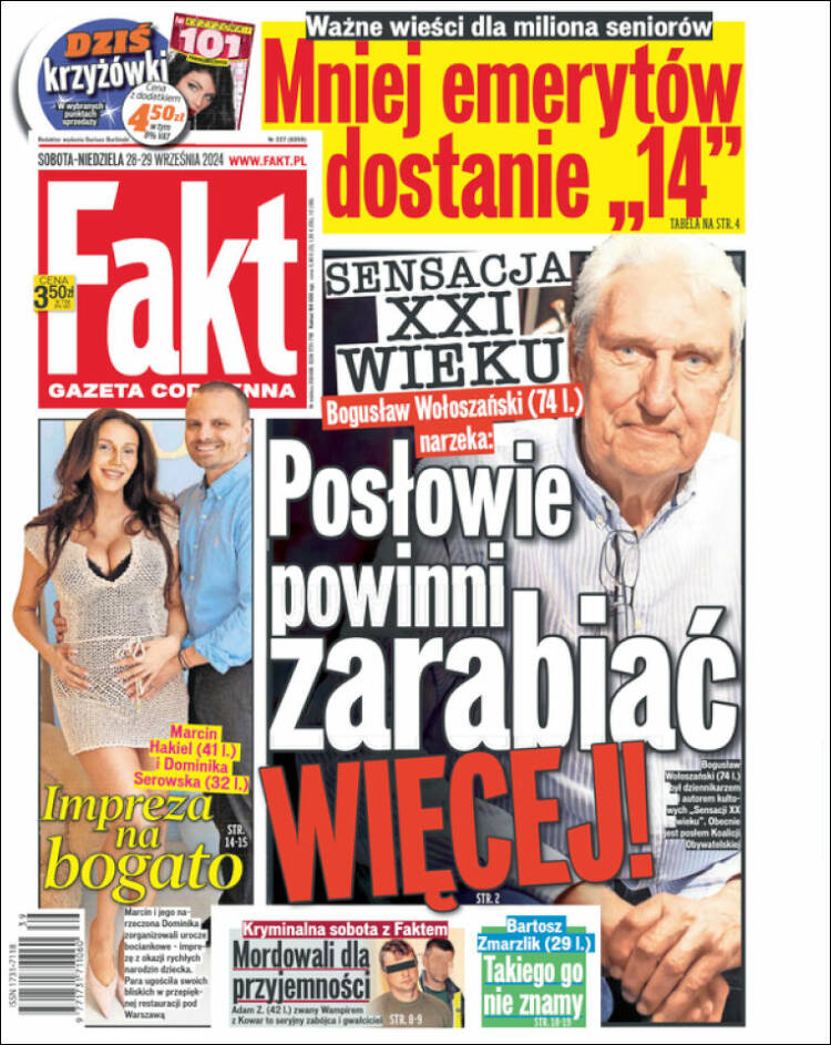 Portada de Fakt (Polonia)