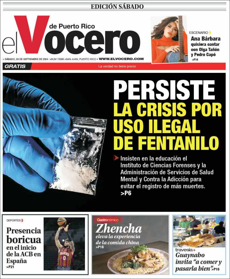 Portada de Vocero (Puerto Rico)