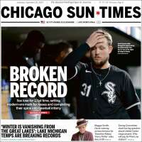 Portada de Chicago Sun-Times (USA)