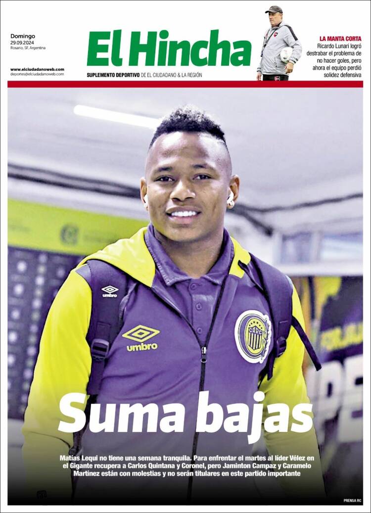 Portada de El Hincha (Argentina)