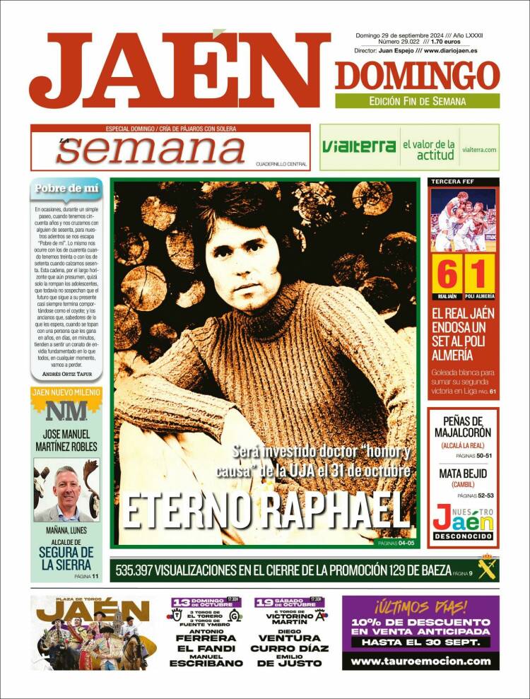 Portada de Diario Jaén (España)