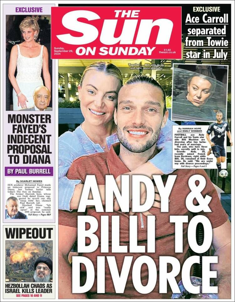 Portada de The Sun (Reino Unido)