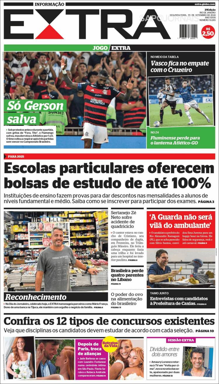 Portada de Extra (Brasil)