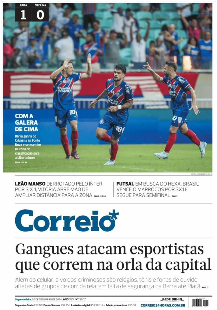 Portada de Correio* (Brasil)