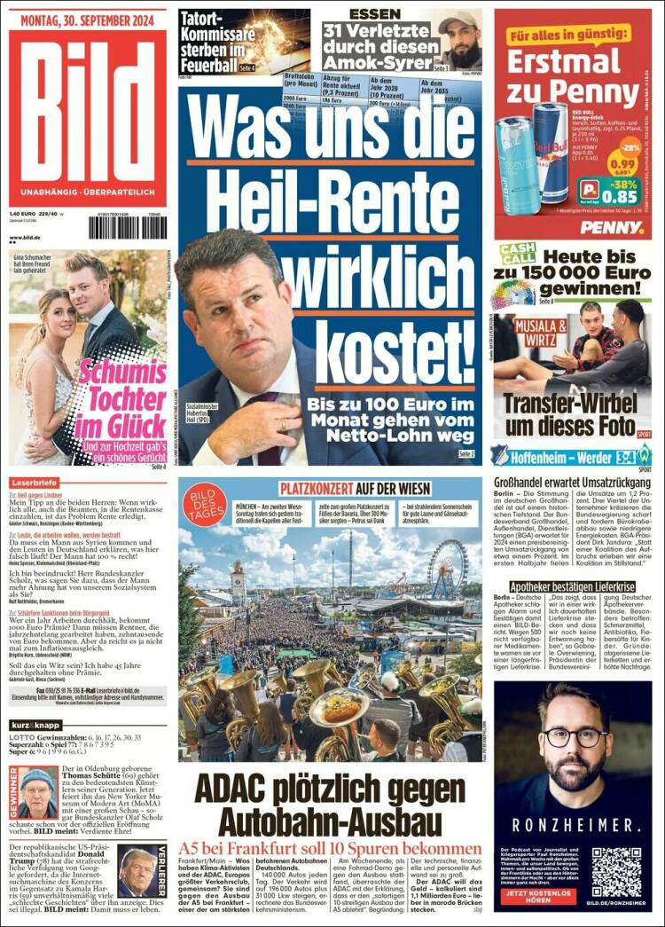 Portada de Bild (Alemania)