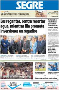 Portada de Segre  (España)