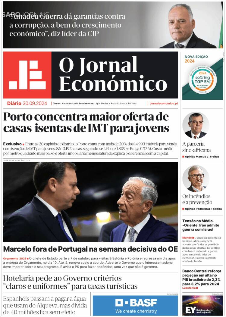 Portada de Oje (Portugal)
