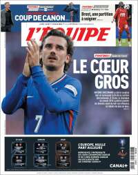 Portada de L'Equipe (France)
