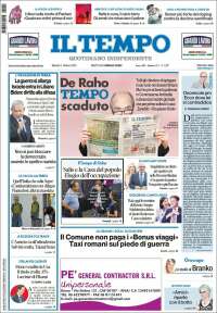 Portada de Il Tempo (Italia)