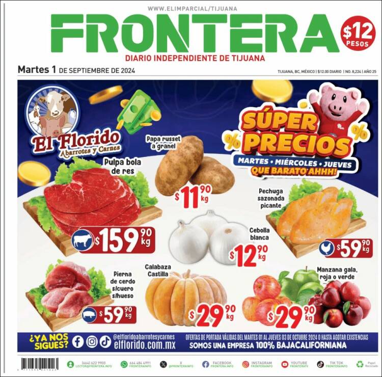 Portada de Frontera (México)