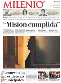 Portada de Milenio - Jalisco (México)