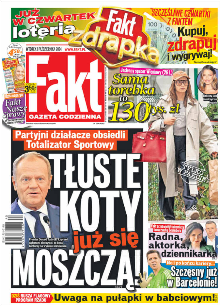 Portada de Fakt (Polonia)
