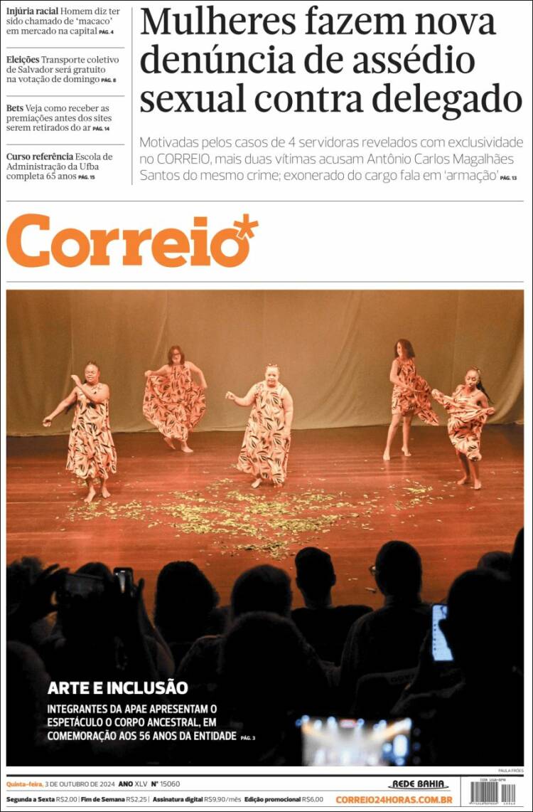Portada de Correio* (Brasil)