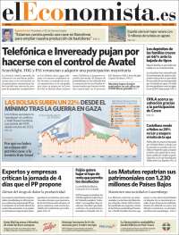 Portada de El Economista (España)