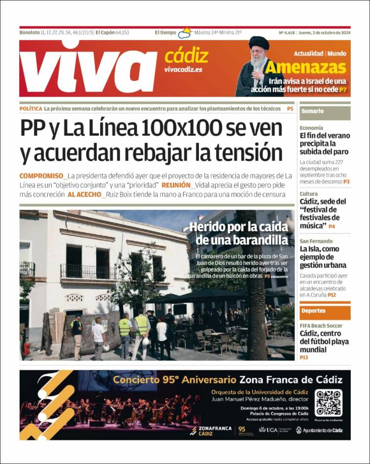 Portada de Información - Cadiz (España)