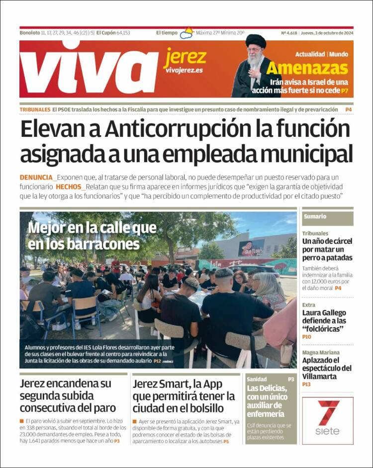 Portada de Información - Jerez (España)