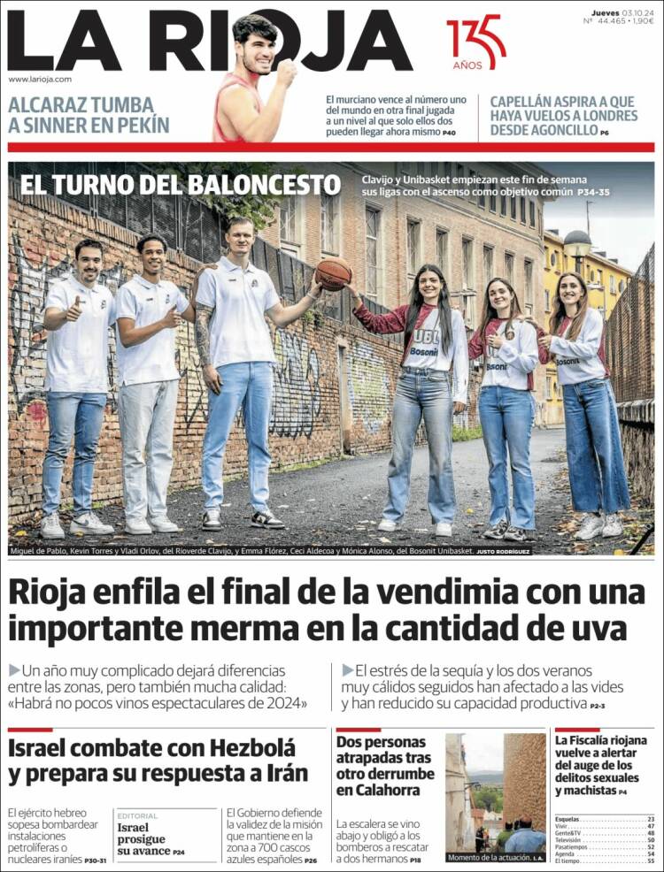 Portada de La Rioja (España)
