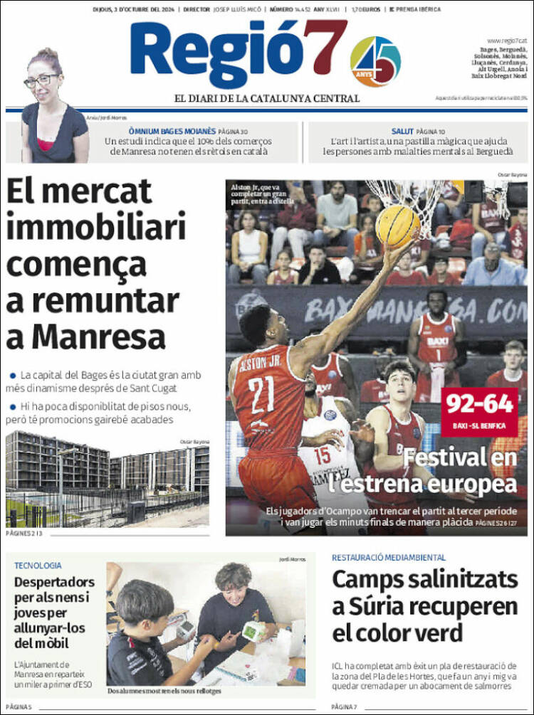 Portada de Regio7 (España)