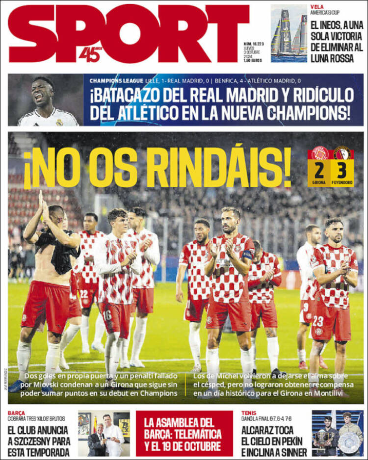 Portada de Sport (España)