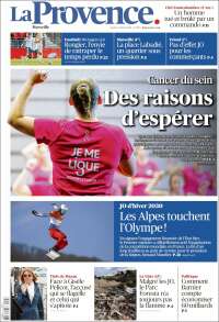 Portada de La Provence (Francia)