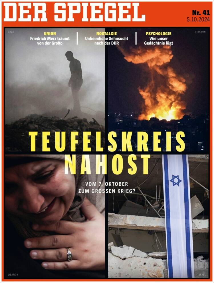 Portada de Der Spiegel (Germany)