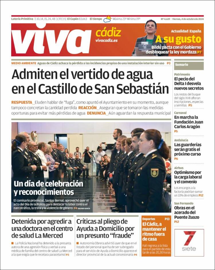 Portada de Información - Cadiz (Spain)