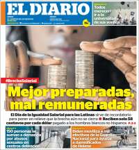 Portada de El Diario NY (USA)