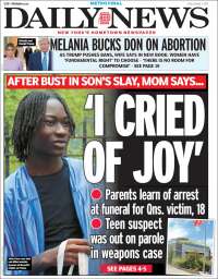 Portada de Daily News - New York (USA)