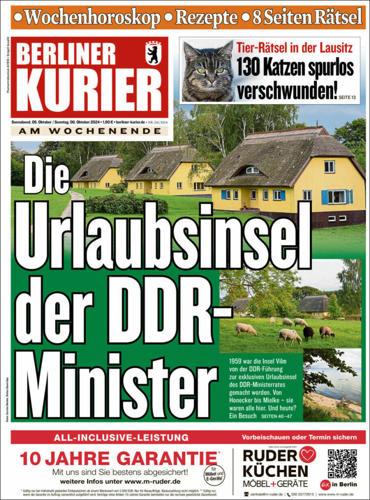 Portada de Berliner Kurier - Startseite BK (Alemania)