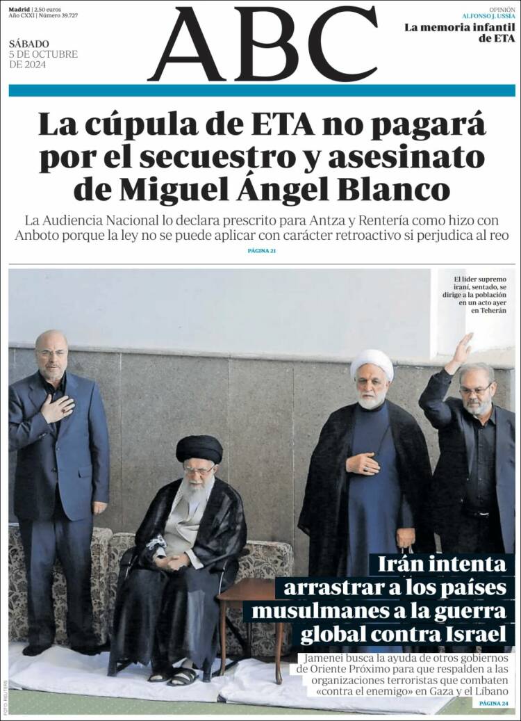 Portada de ABC (Espa&ntilde;a)