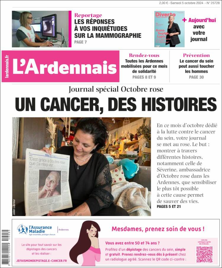 Portada de L'Ardenais (Francia)