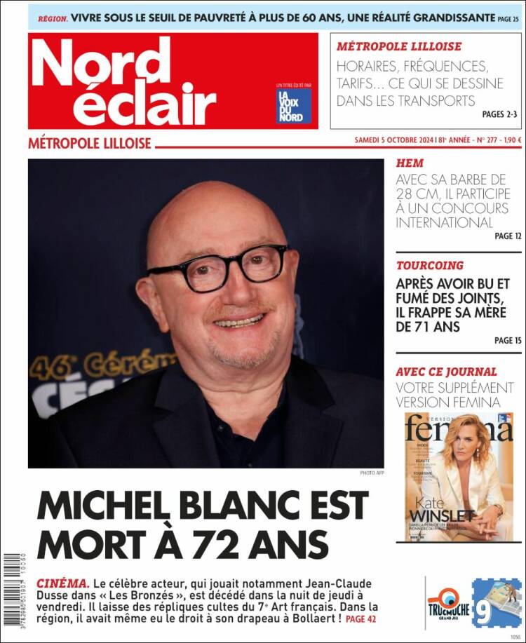 Portada de Nord Éclair (Francia)