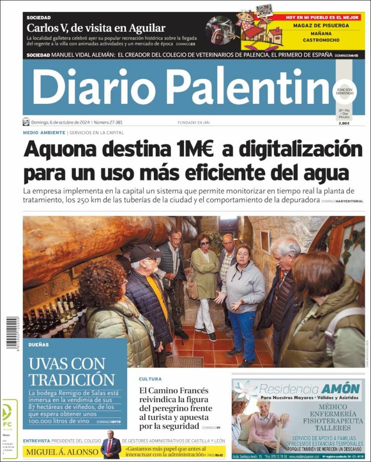 Portada de Diario Palentino (España)