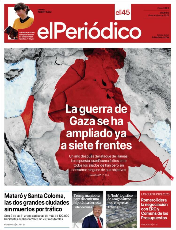 Portada de El Periódico (España)