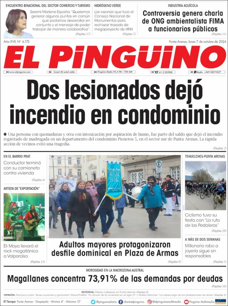 Portada de El Pingüino (Chile)