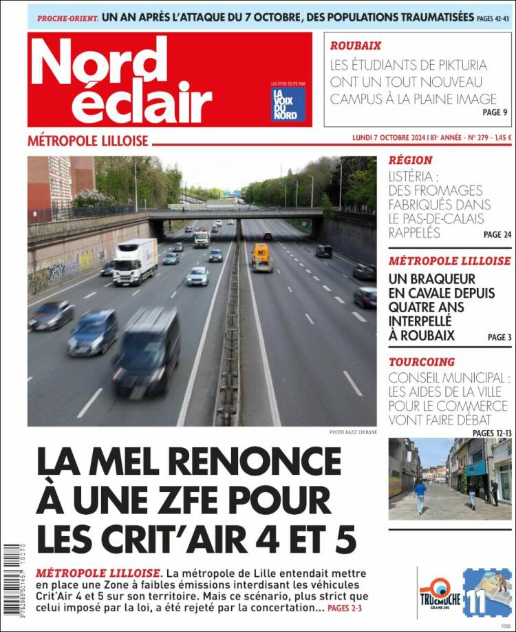 Portada de Nord Éclair (Francia)