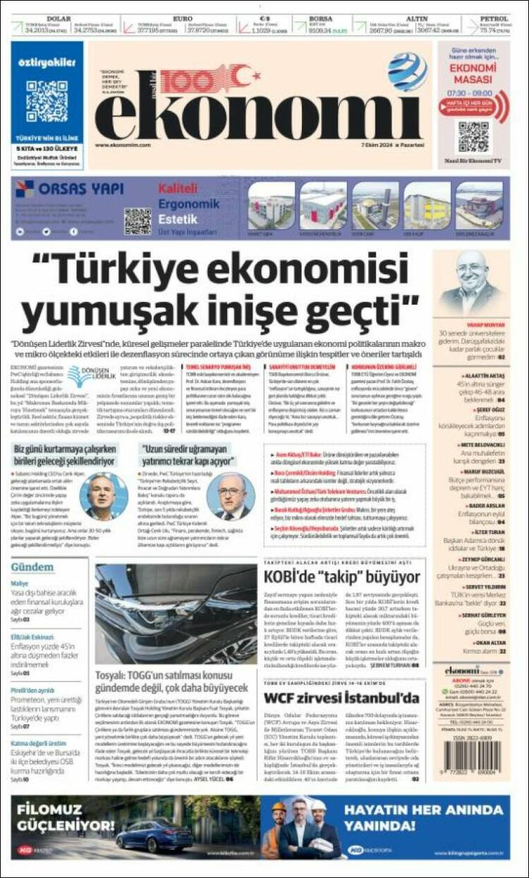Portada de Dünya (Turqu&iacute;a)