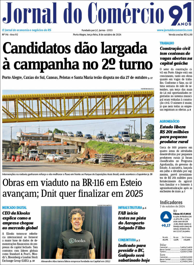 Portada de Jornal do Comércio (Brasil)