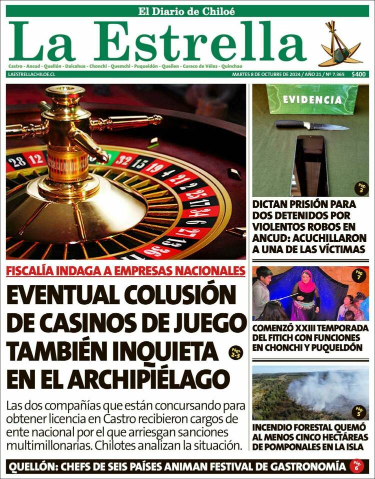Portada de Estrella de Chiloé (Chile)