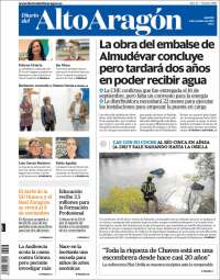 Portada de Diario del AltoAragón (España)