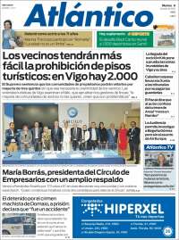 Portada de Atlántico Diario (España)