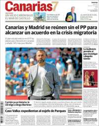 Portada de Canarias 7 (España)