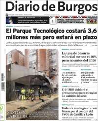 Portada de Diario de Burgos (España)