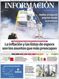 Portada de Diario Información (España)