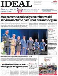 Portada de El Ideal de Jaén (España)